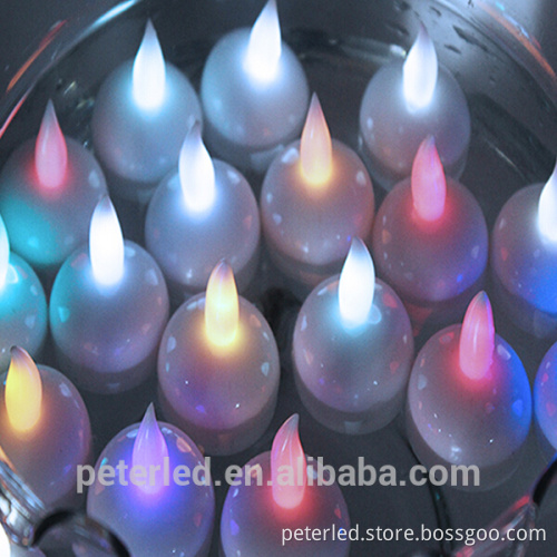 LED Holiday Decoration Floating Candle Light indoor or outdoor